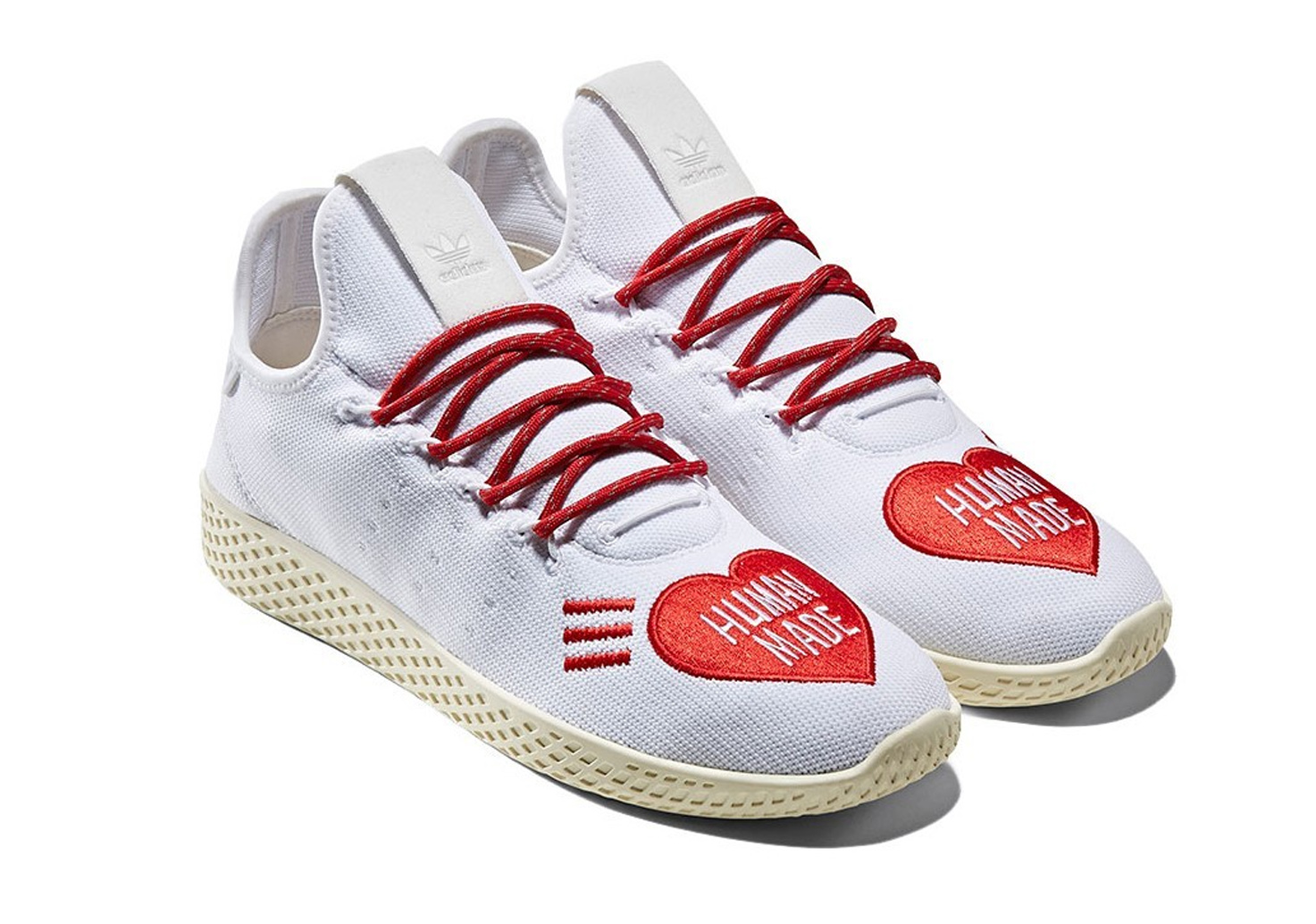 Pharrell 携手NIGO 打造HUMAN MADE x adidas Hu 联名鞋款。 - Iconicmen