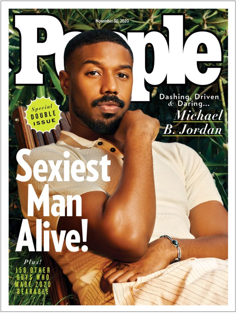 Michael B. Jordan 获选为《People》杂志 2020 年度最性感男士。 Iconicmen