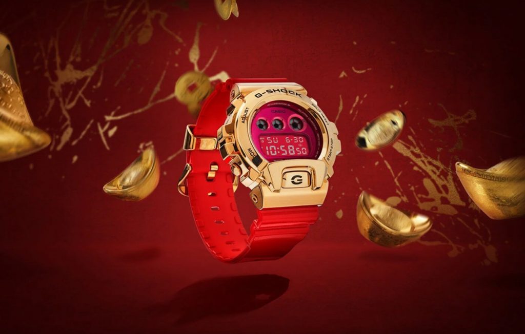 錶红金配喜气迎春！ CASIO G-SHOCK 推出两款农曆新年限量版腕表