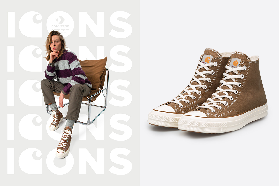 经典再现 Carhartt Wip X Converse Chuck 70 Hi 最新联名系列鞋款 Iconicmen