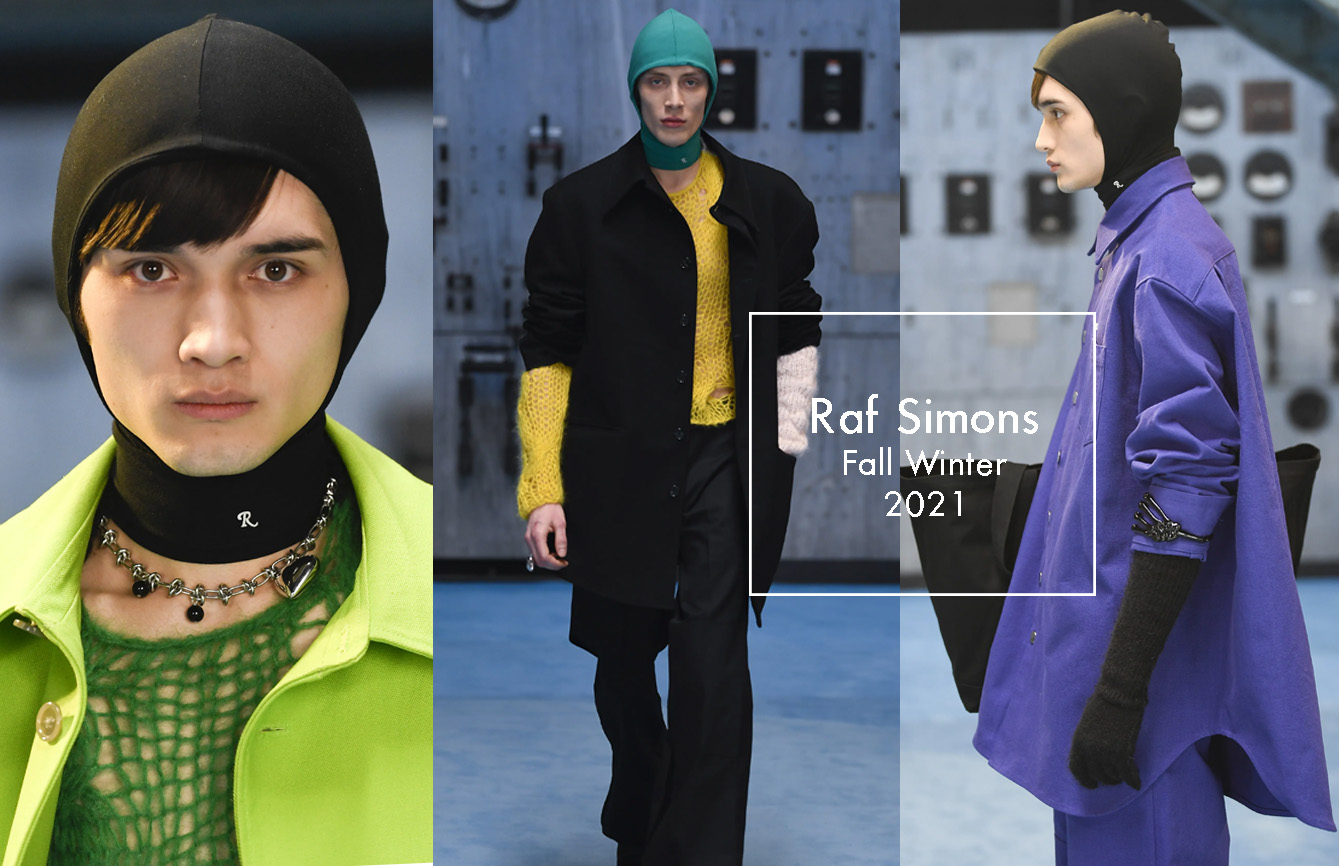 Raf Simons 2021 秋冬系列，经典Oversize 版型回归流动于男女装间 