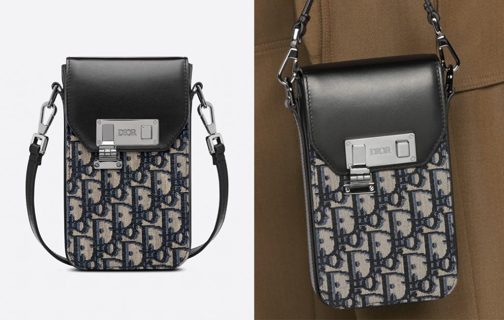 把这款 Dior Vertical Pouch 迷你男装手袋收纳在你的男包区吧。 Iconicmen