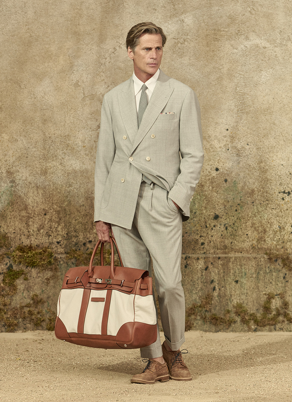 Brunello Cucinelli 2022 春夏男装系列，西装混搭展现真时髦。 - Iconicmen