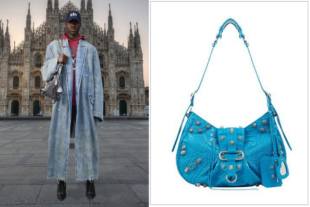 balenciaga le cagole grey