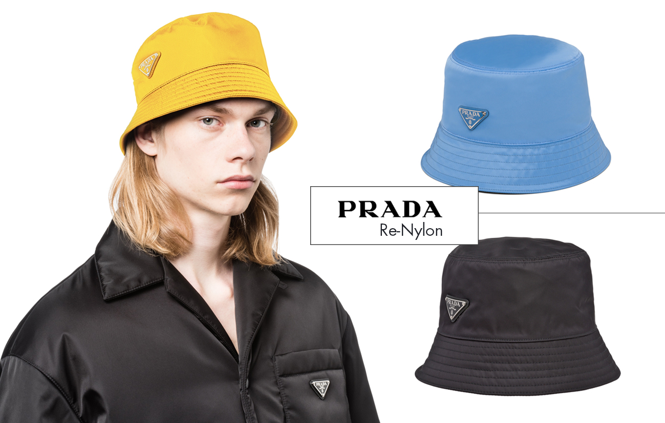 简约俐落不受季节潮流影响，PRADA 再生尼龙渔夫帽款时尚单品。 - Iconicmen