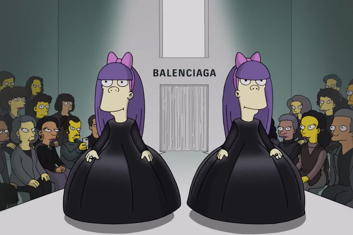 Balenciaga 携手美国最受欢迎长寿动画喜剧《 The Simpsons 》打造2022 