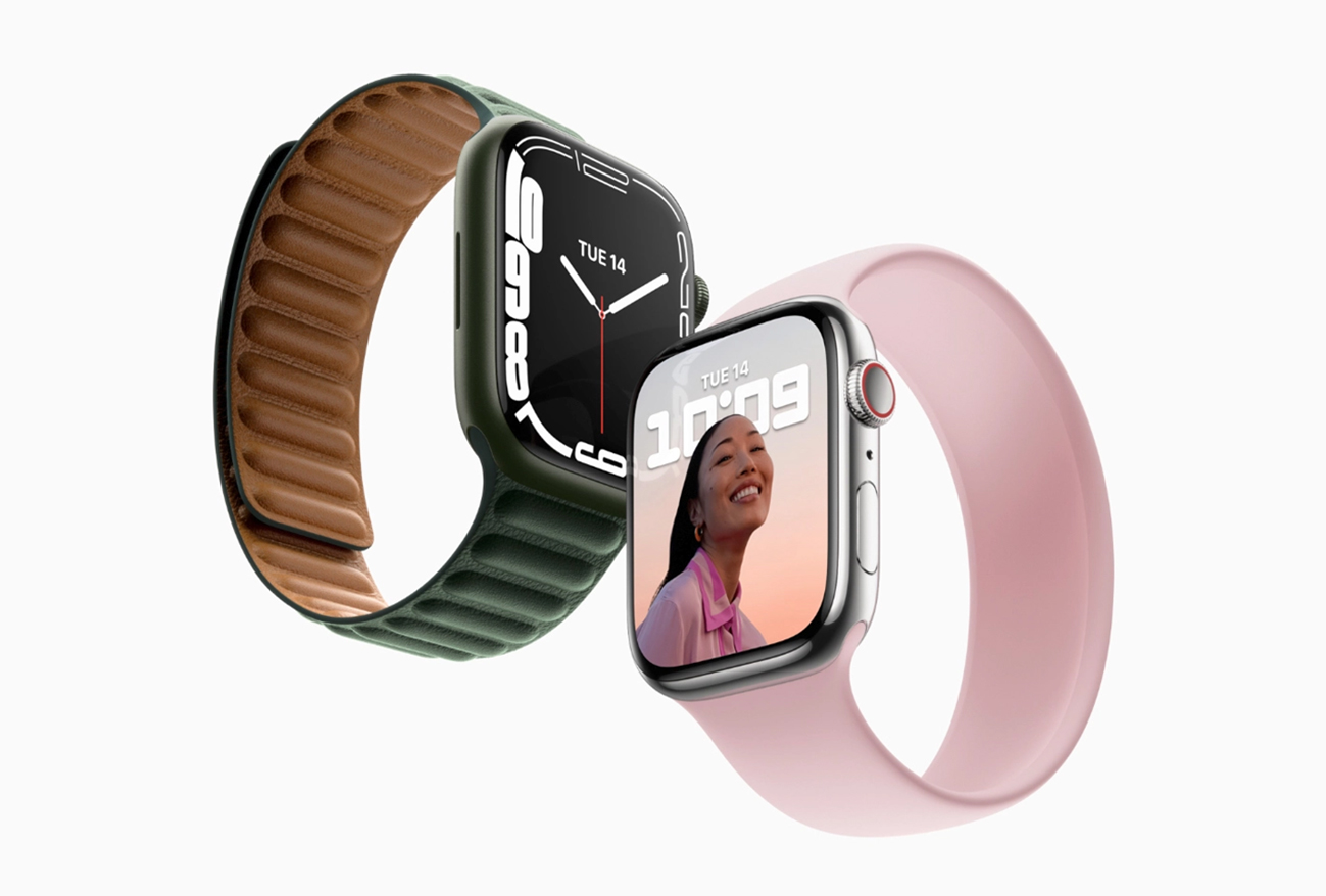 全新Apple Watch Series 7 续航达18小时，高清全面屏+ 充电大升级