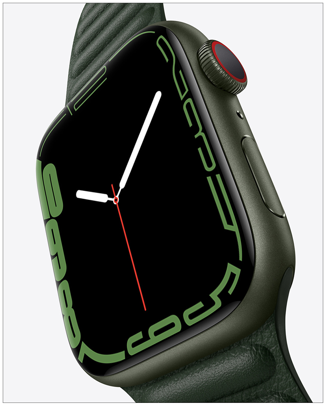 全新Apple Watch Series 7 续航达18小时，高清全面屏+ 充电大升级