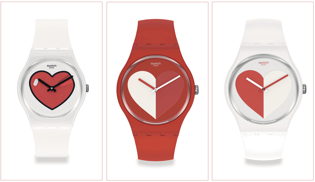 Swatch 推出22 情人节系列腕錶 让一人一錶开箱浓情蜜意 Iconicmen