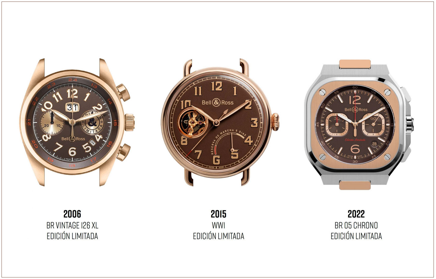 BELL  ROSS 再度推出以雪茄为主题的BR 05 Chrono Edición Limitada 限量版计时码腕錶。 Iconicmen