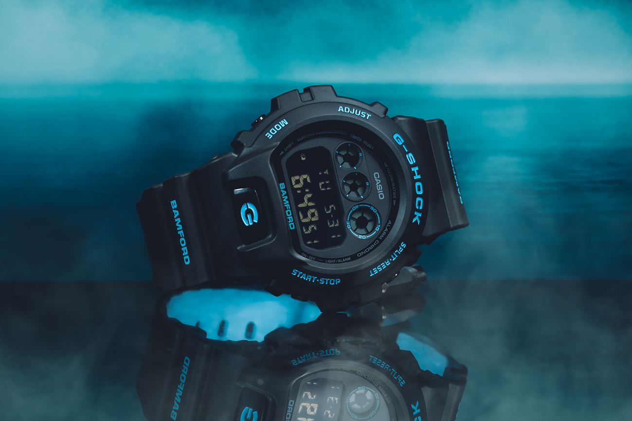 Bamford London x G-Shock 再度联名推出标志性水蓝色DW-6900BWD-1 錶款