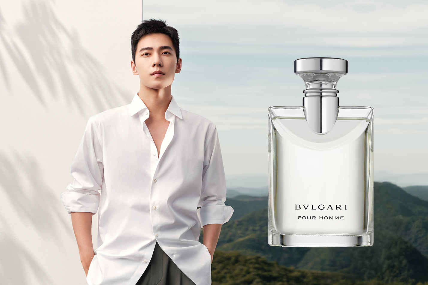 代言人#杨洋演绎BVLGARI 全新升级版POUR HOMME 男士淡香水，赋予纯净