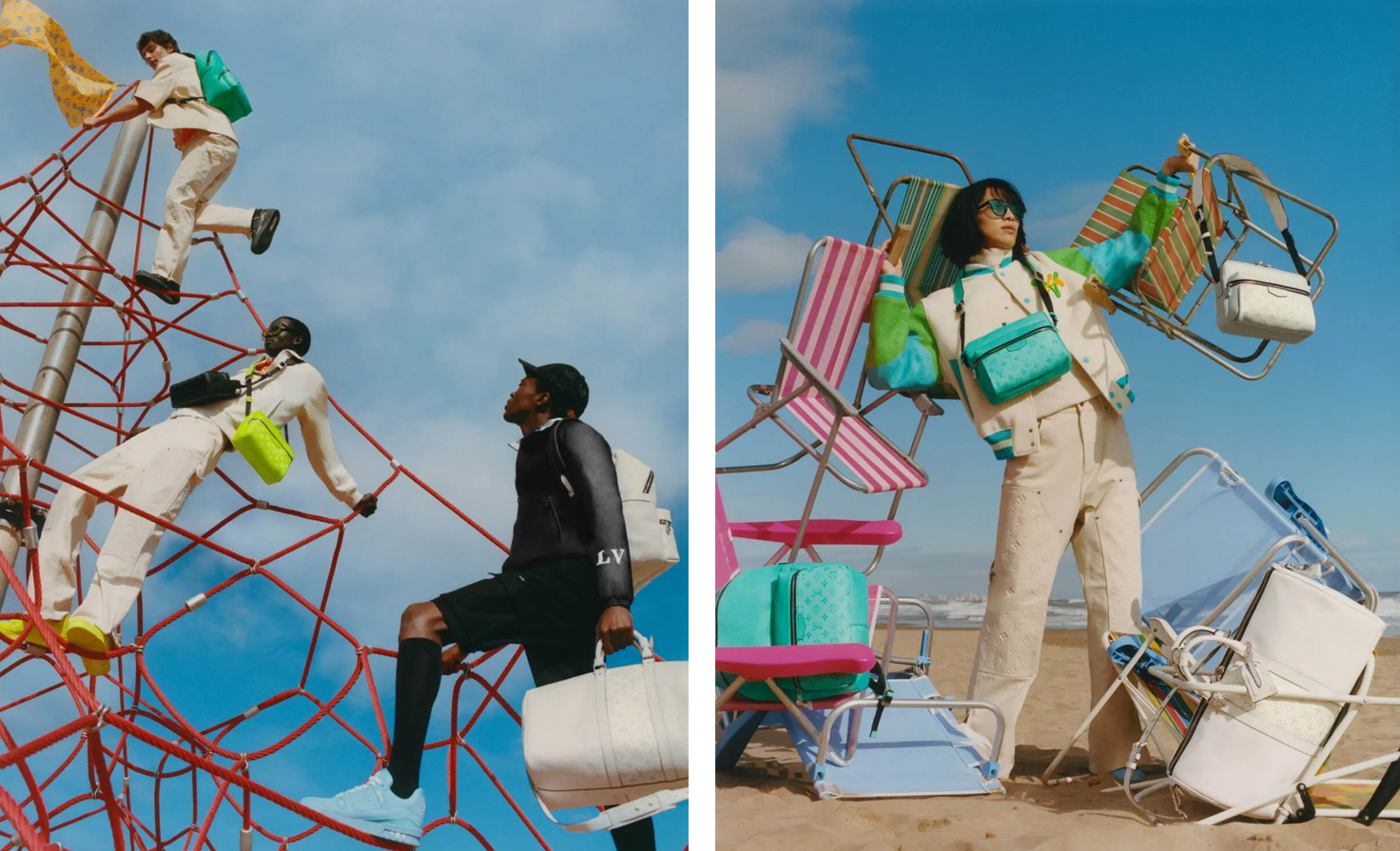 Louis Vuitton 推出2023 夏季Taigarama 包袋系列，荧光色亮闪整个夏天。 - Iconicmen